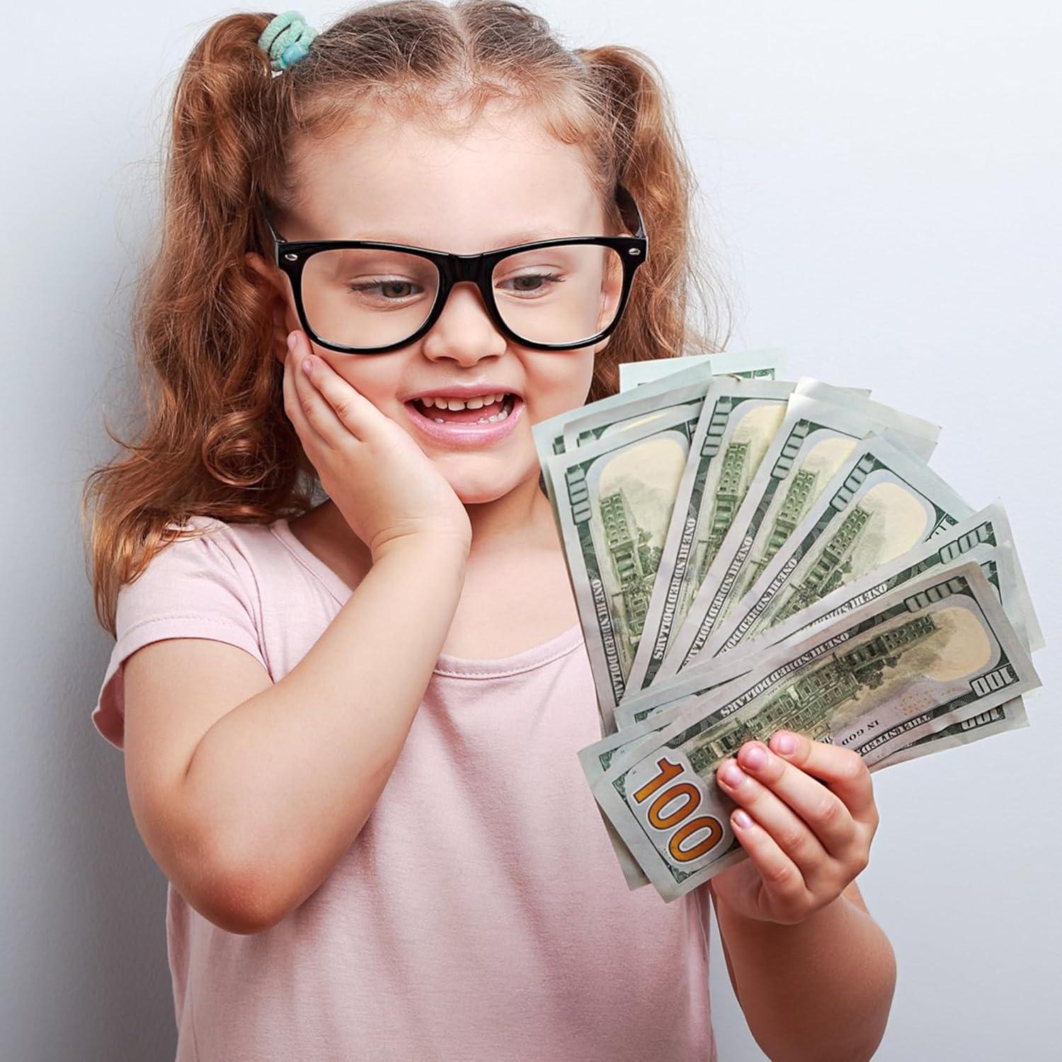 Set de Dinero Falso RIFENDA 140 Pcs para Props y Juegos