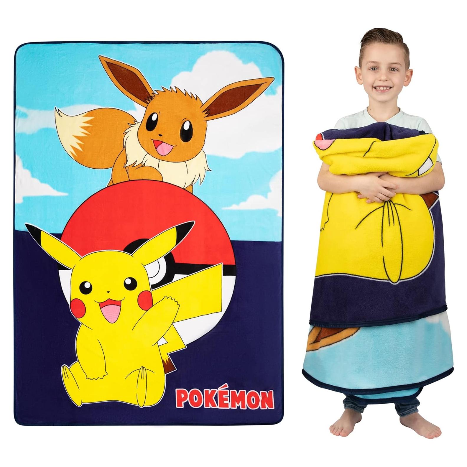 Manta de Felpa Franco Kids 157x229 cm Pokémon Multicolor