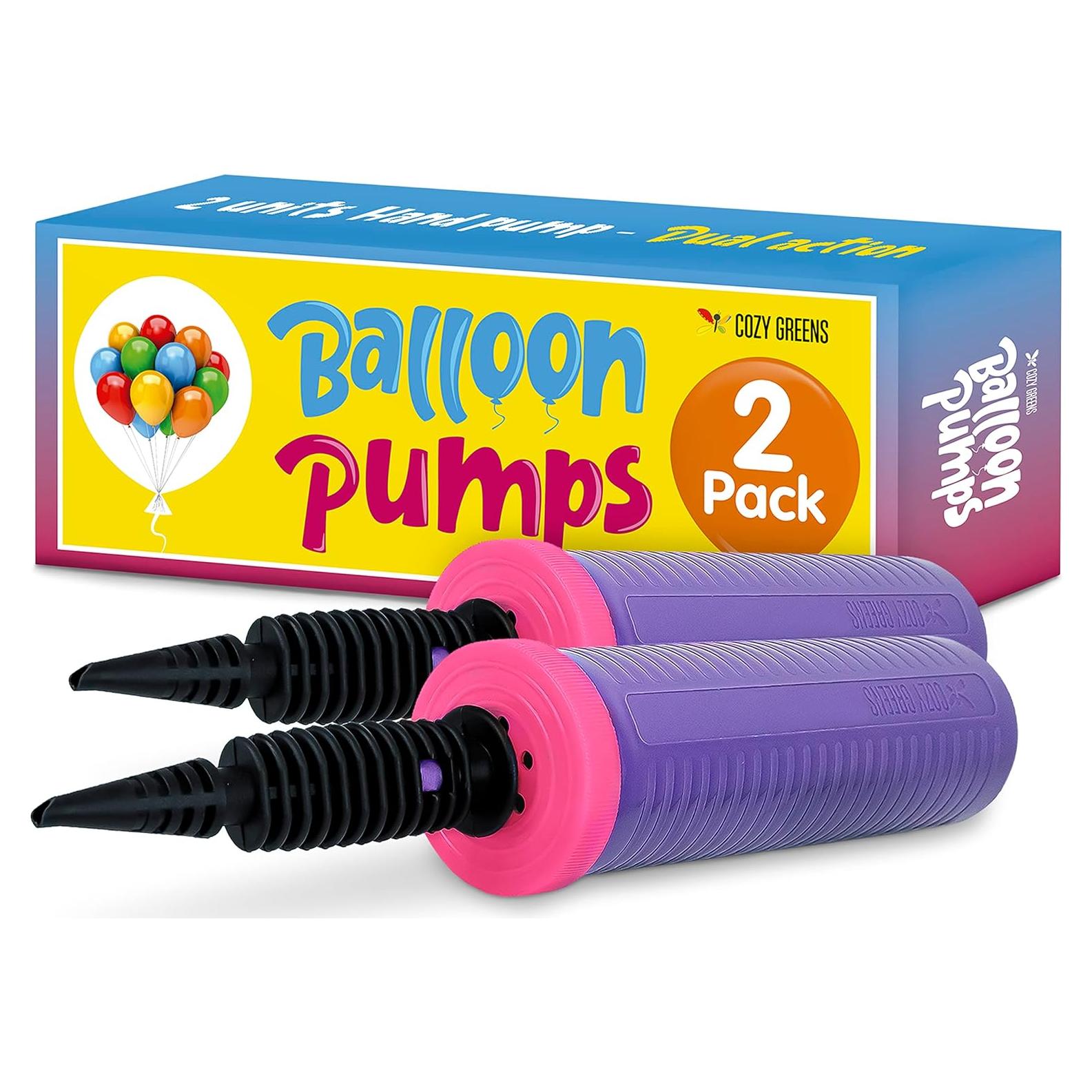 Bomba de Globo Manual COZY GREENS - Paquete de 2, Ergonomía