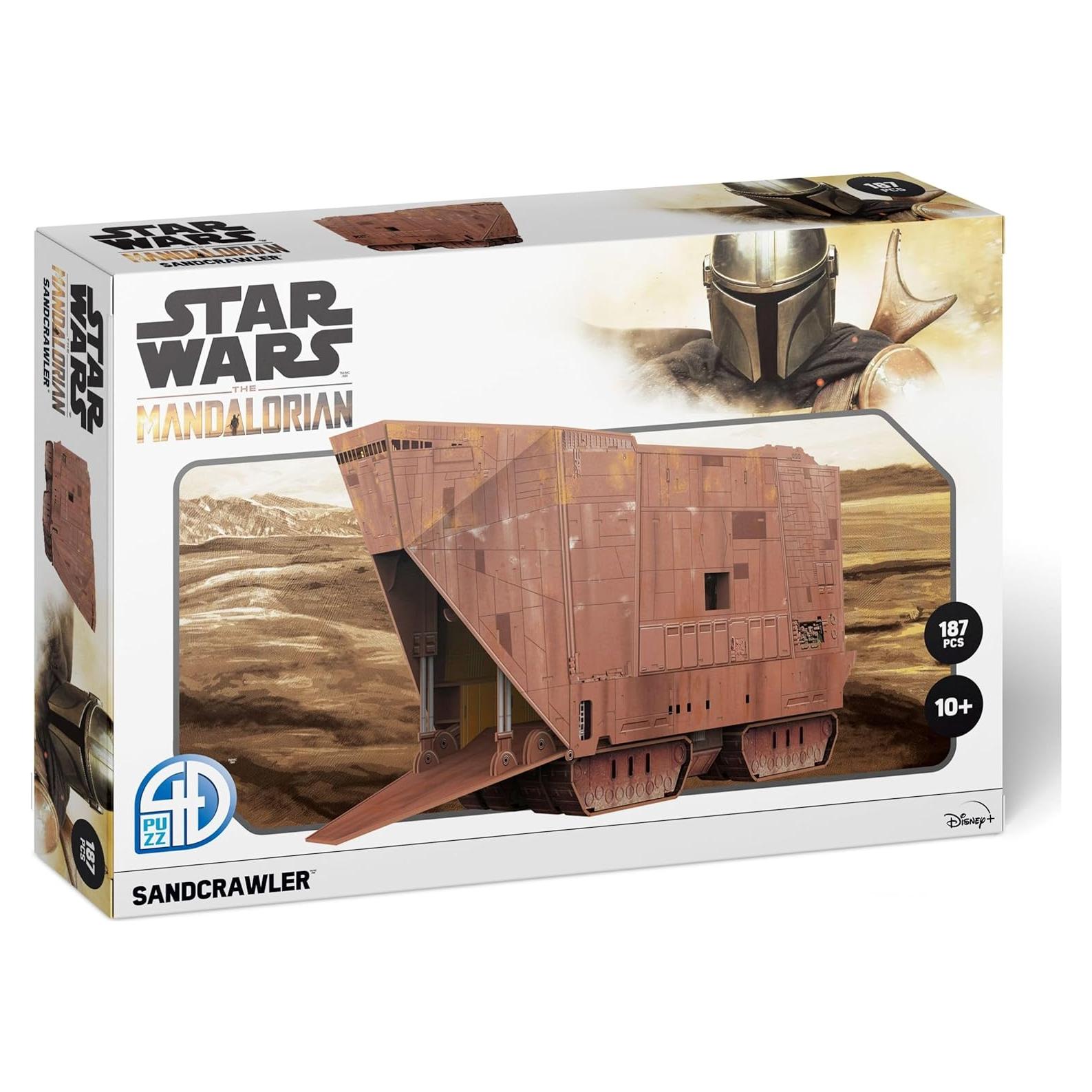 Kit de Modelo 3D Papel Star Wars 4D Cityscape Mandalorian