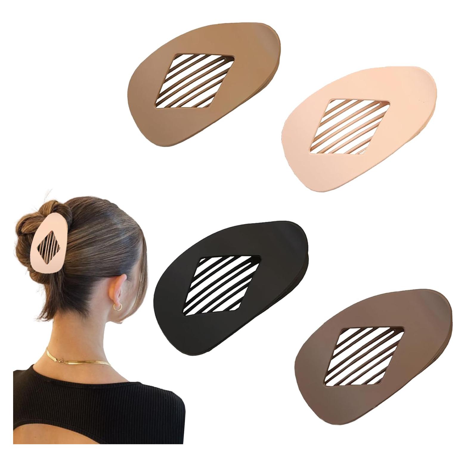 Clip de Pelo de Pico de Pato Genérico 4 Piezas Elegante