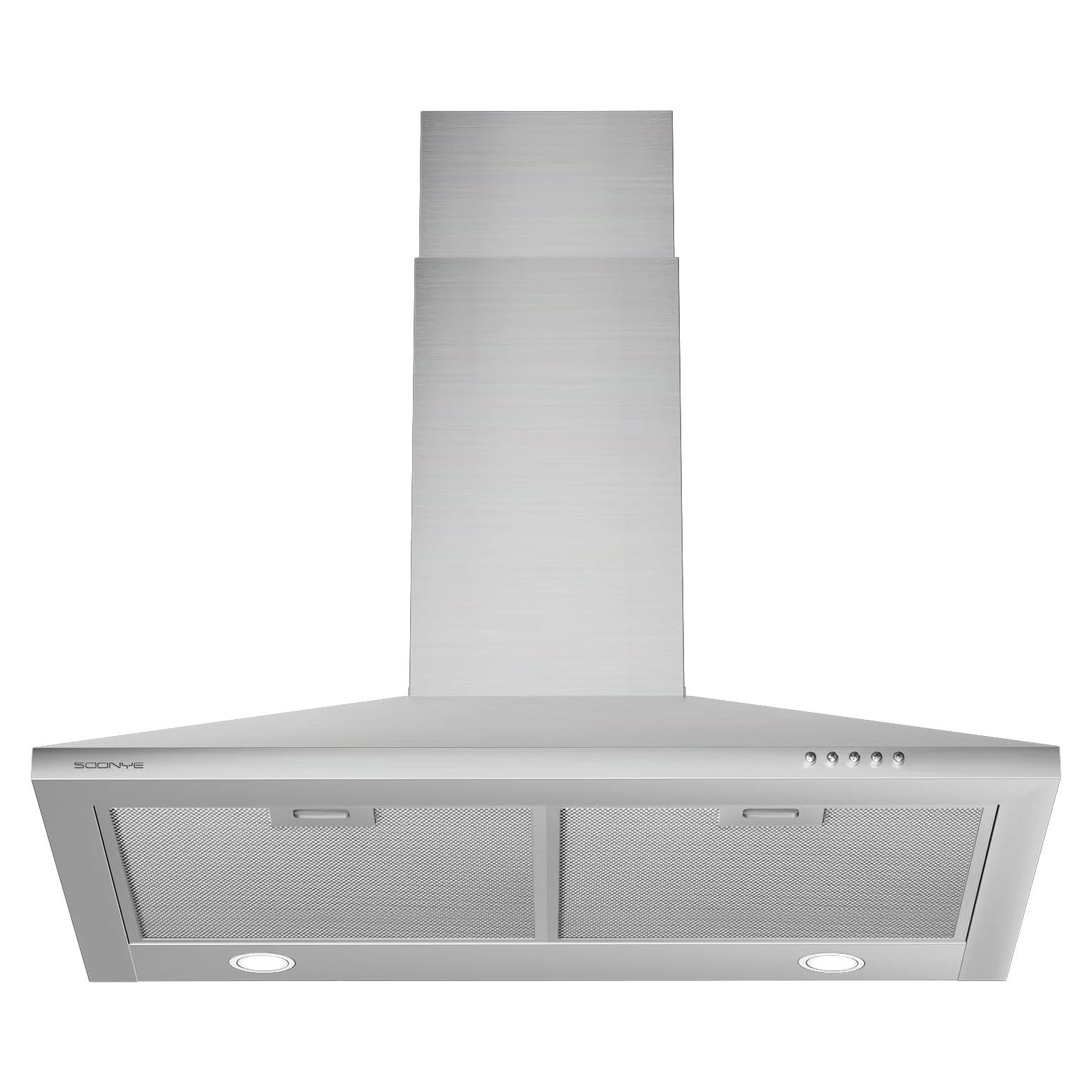 Campana Extractora de Pared Soonye 30" Acero Inoxidable 450 CFM