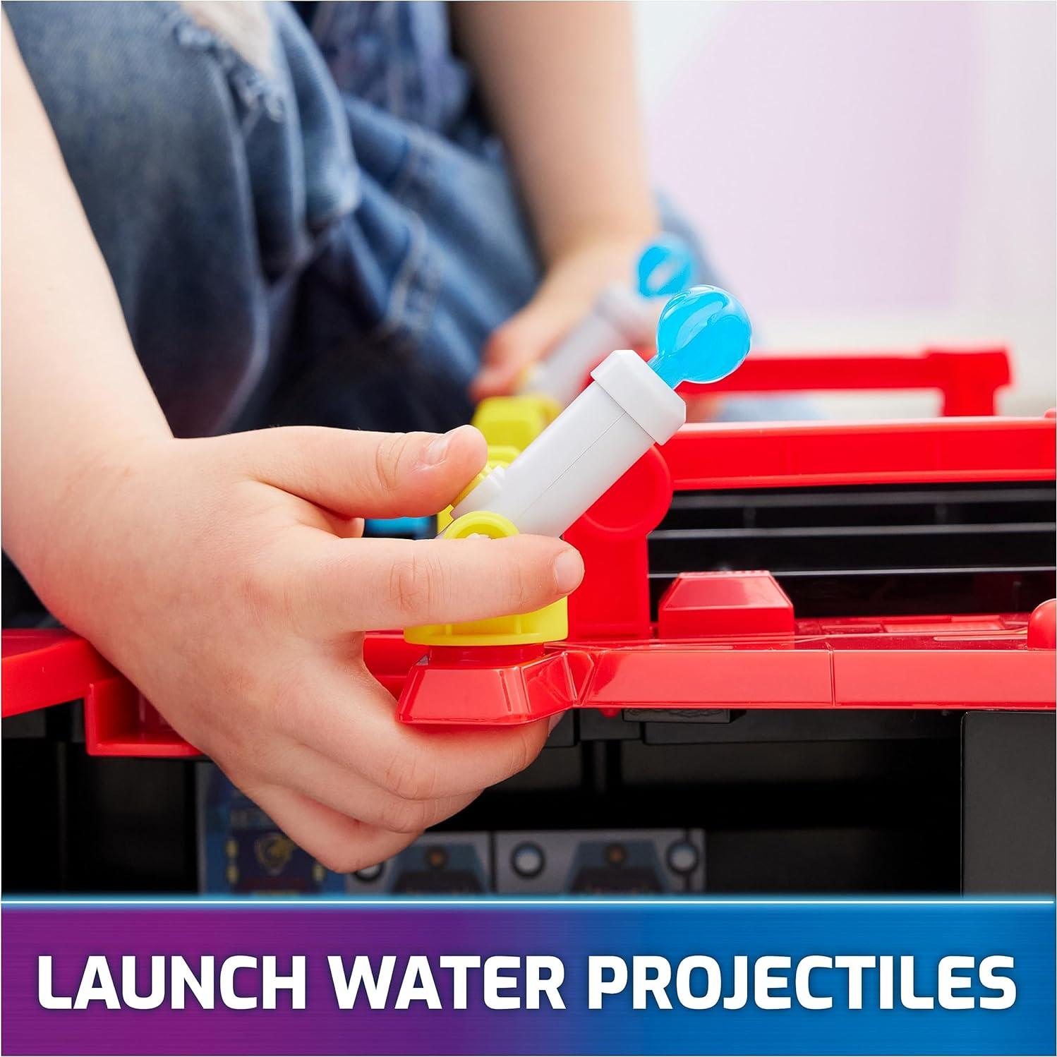 Base de Portaaviones HQ PAW Patrol con Chase y Vehículo