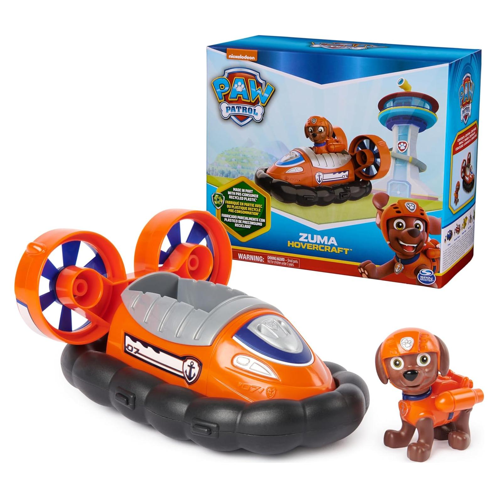 Hovercraft Zuma PAW Patrol con Figura Coleccionable 17.4cm
