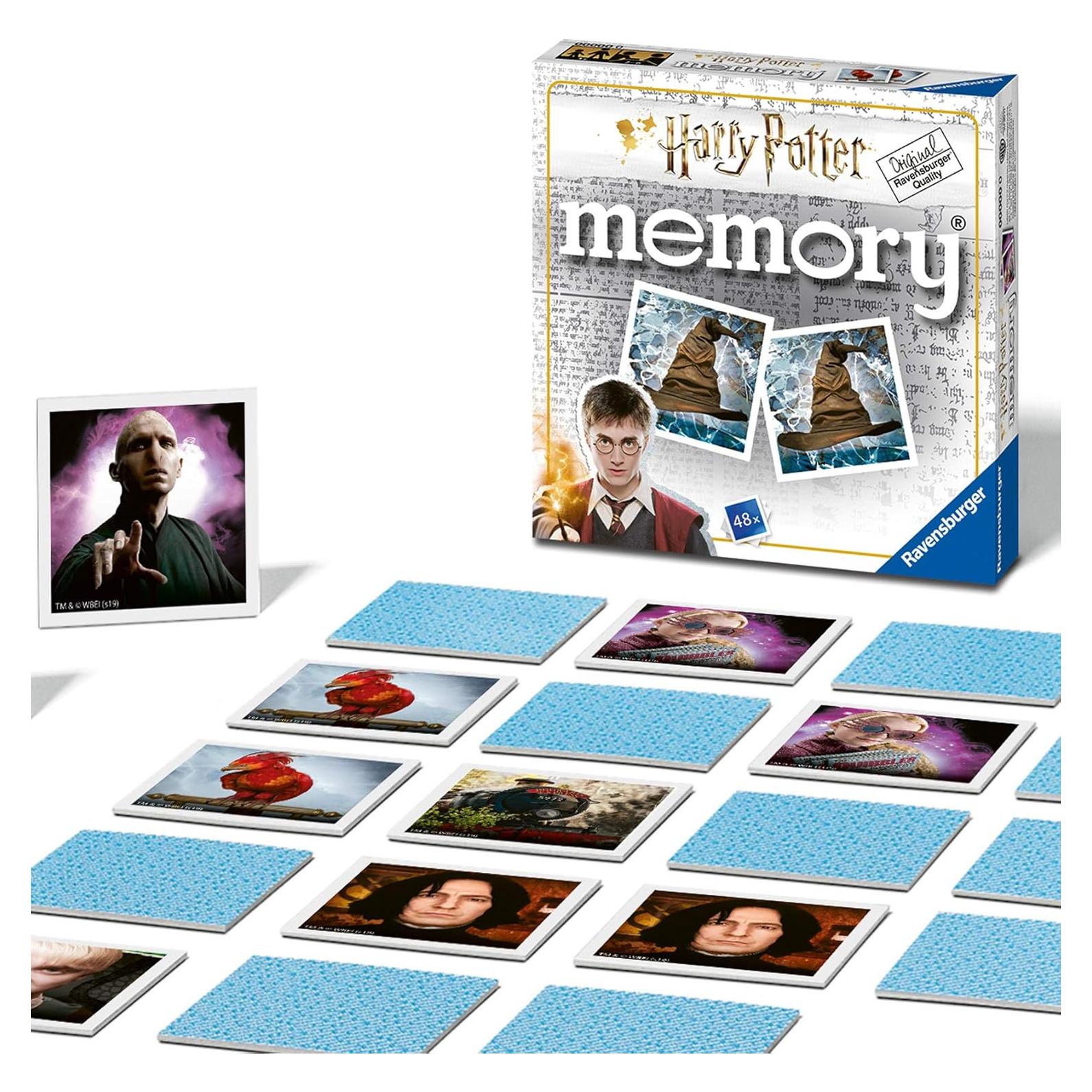 Juego de Memoria Harry Potter Ravensburger 48 Tarjetas