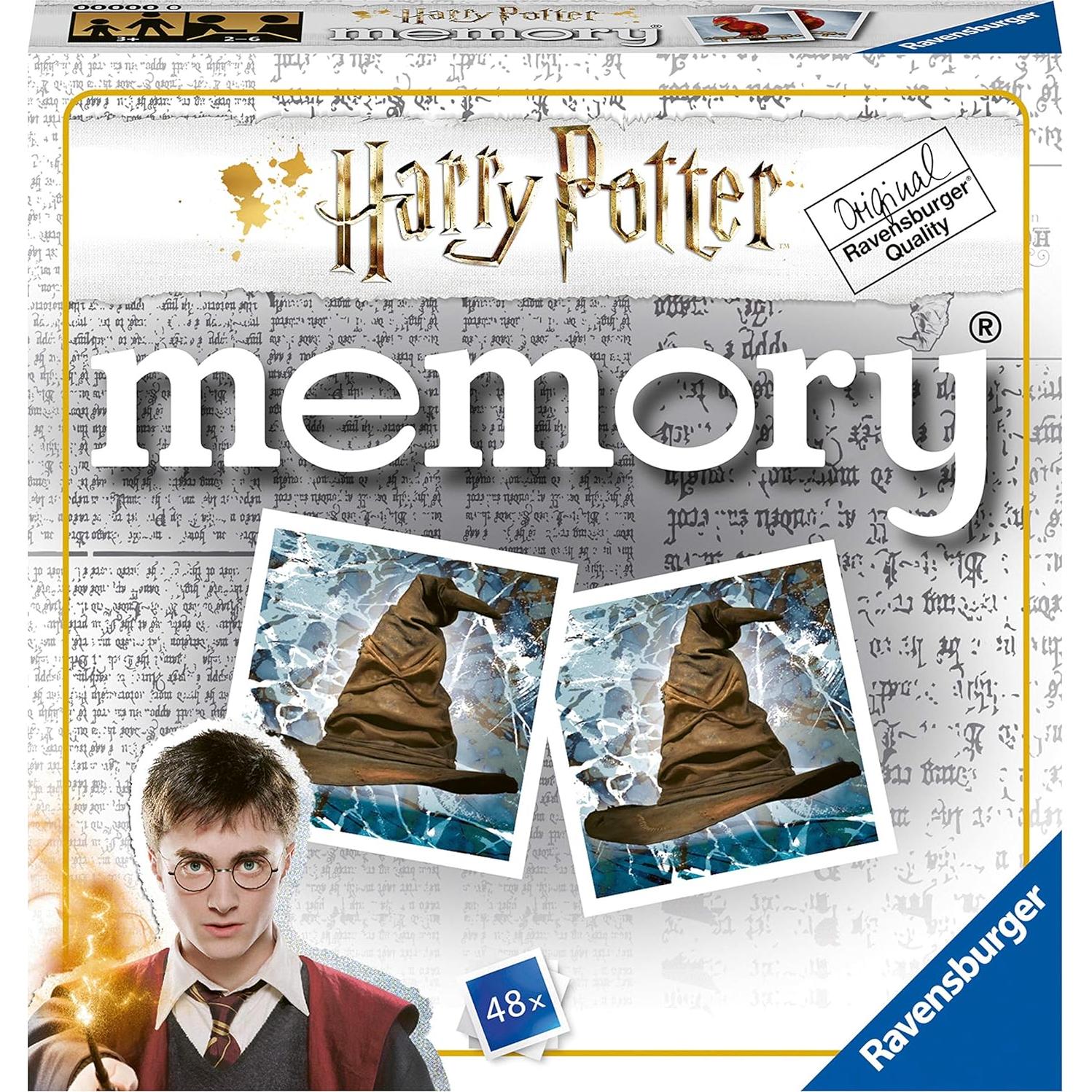 Juego de Memoria Harry Potter Ravensburger 48 Tarjetas