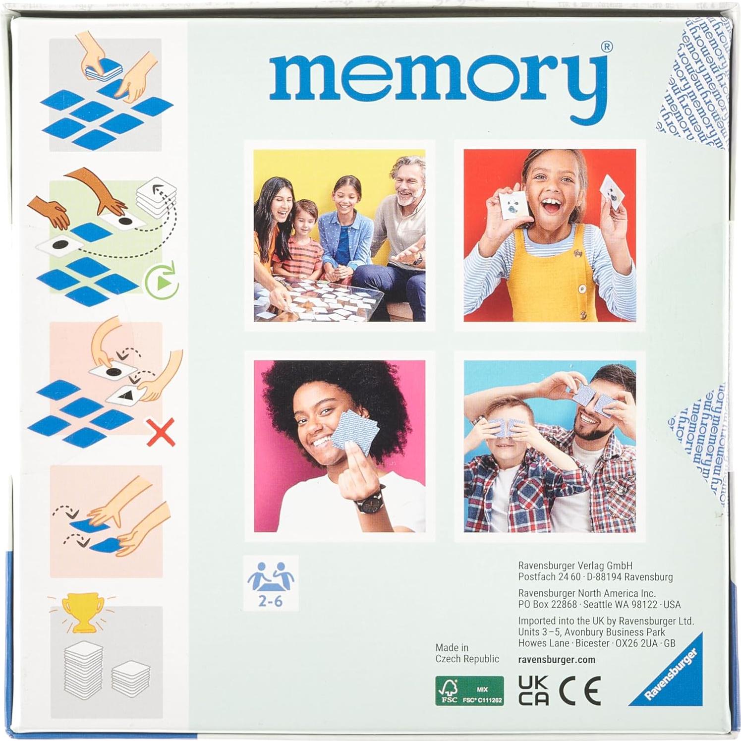 Juego de Memoria Harry Potter Ravensburger 48 Tarjetas