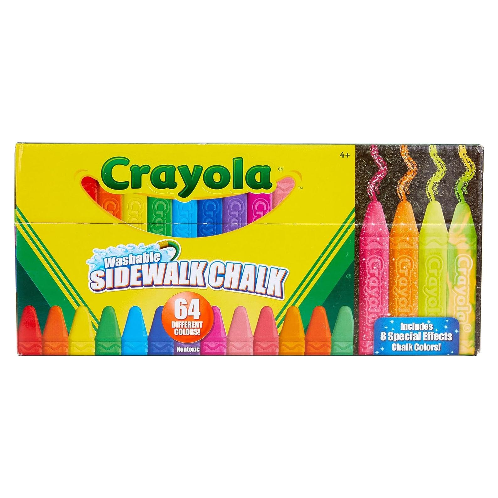 Tiza Lavable Crayola Ultimate 64ct - Colores Brillantes y Efectos