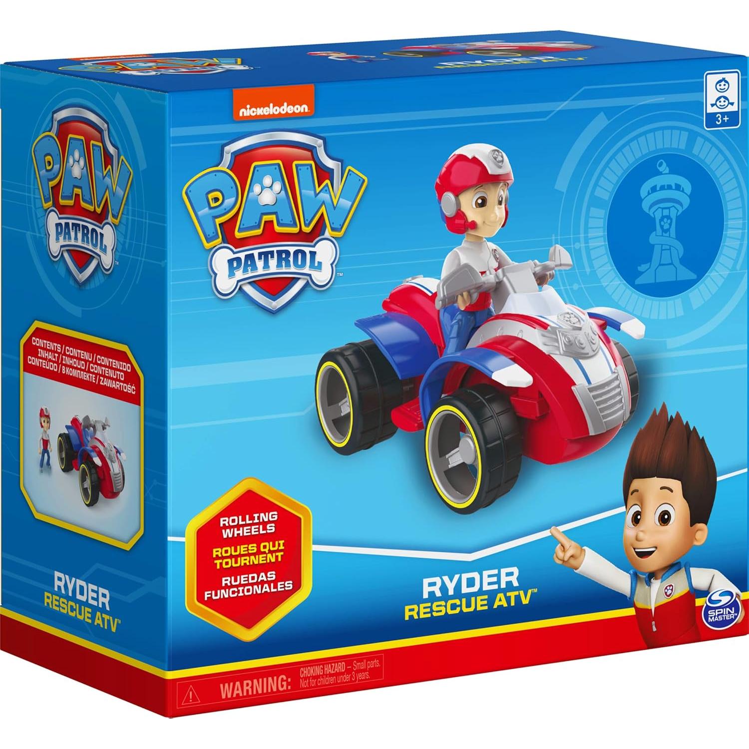 Vehículo ATV de Rescate Ryder Spin Master 9.8x19.05cm