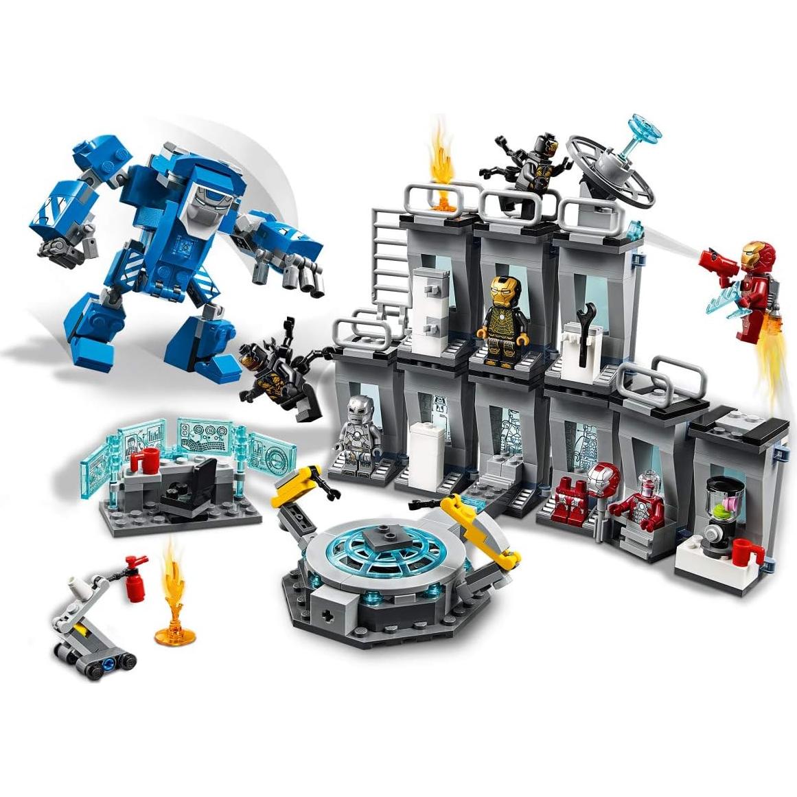 LEGO Marvel Avengers Sala de Armadura Iron Man 76125 - 524 Piezas