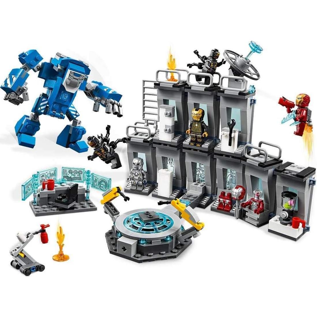 LEGO Marvel Avengers Sala de Armadura Iron Man 76125 - 524 Piezas