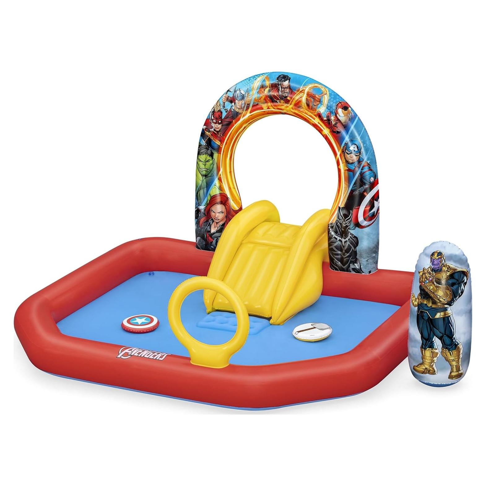 Centro de Juego Inflable de Agua Bestway Avengers 2.1m x 2m