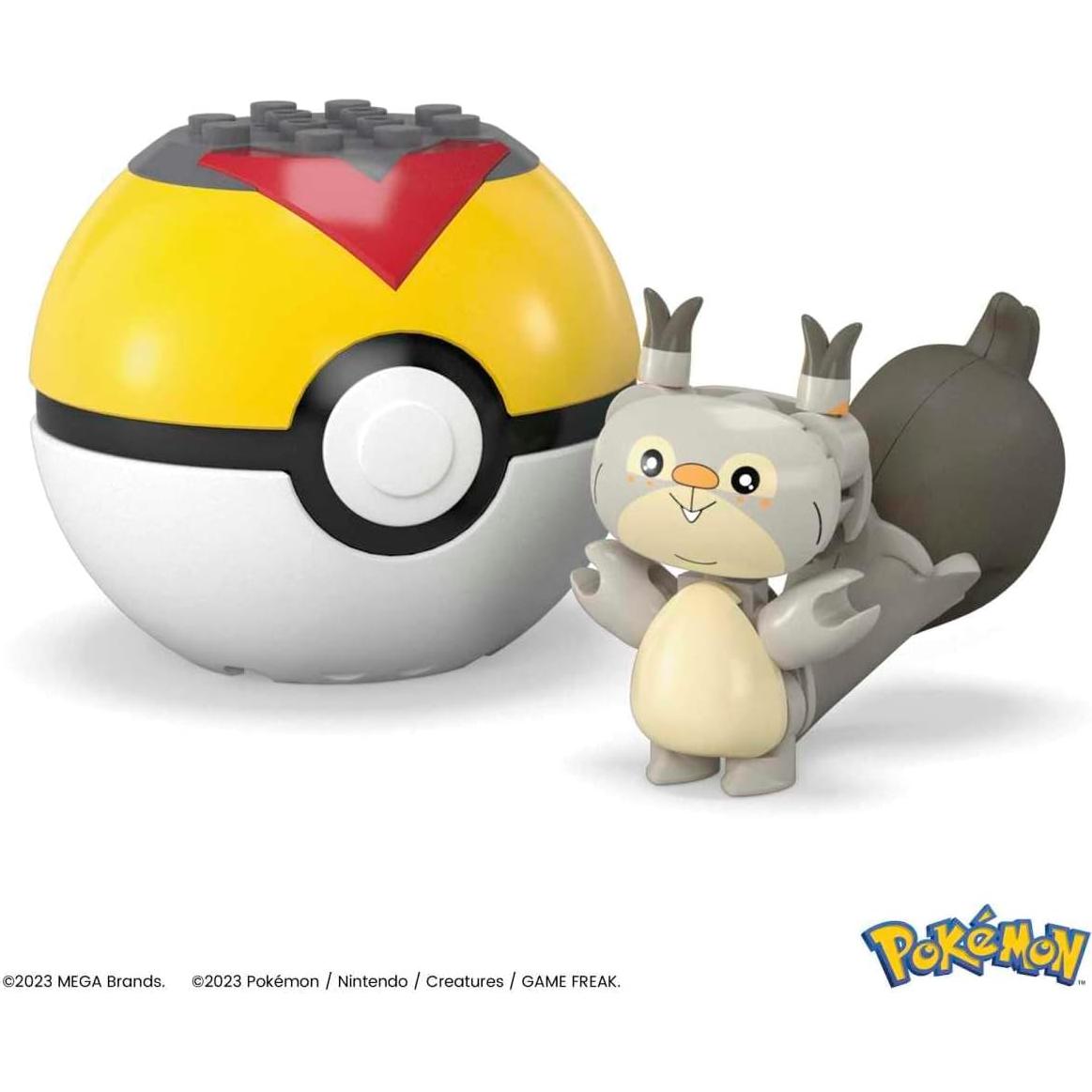 Juguete de Construcción Pokébola Skwovet Mattel 80g 6-12 años