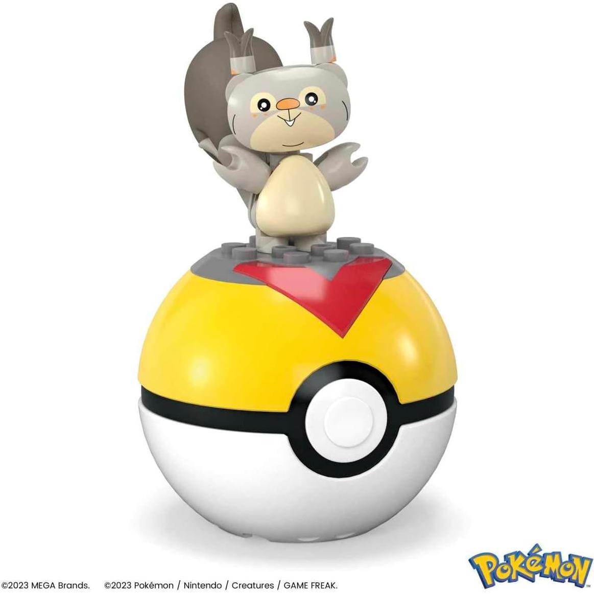 Juguete de Construcción Pokébola Skwovet Mattel 80g 6-12 años