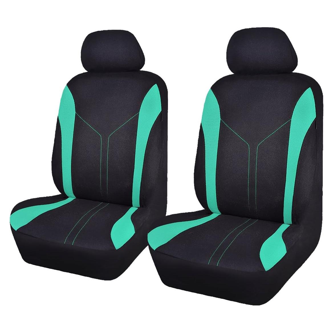 Cubiertas de Asientos de Coche Flying Banner Universal Negro Verde