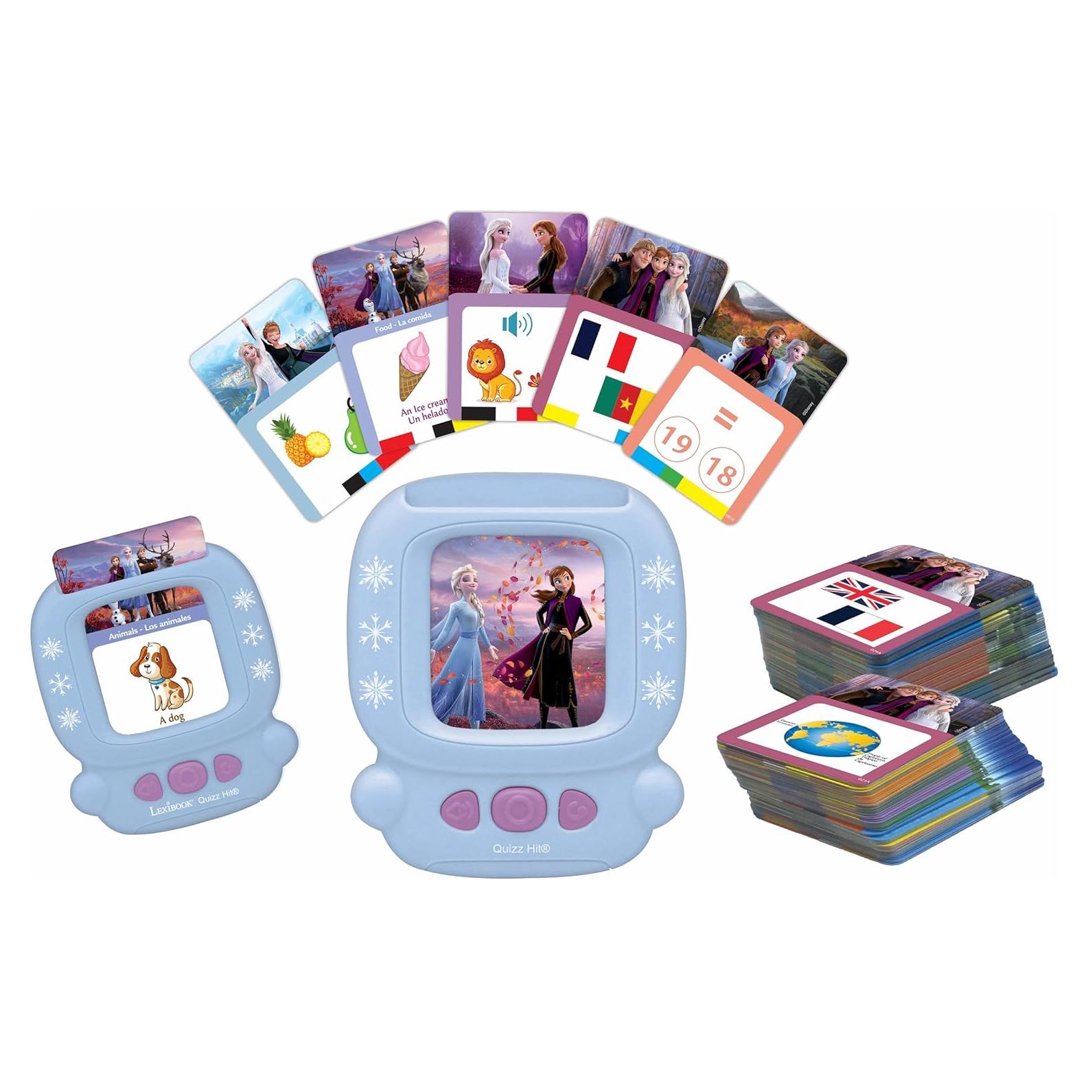 Lector de Tarjetas Interactivas Lexibook Frozen Bilingüe