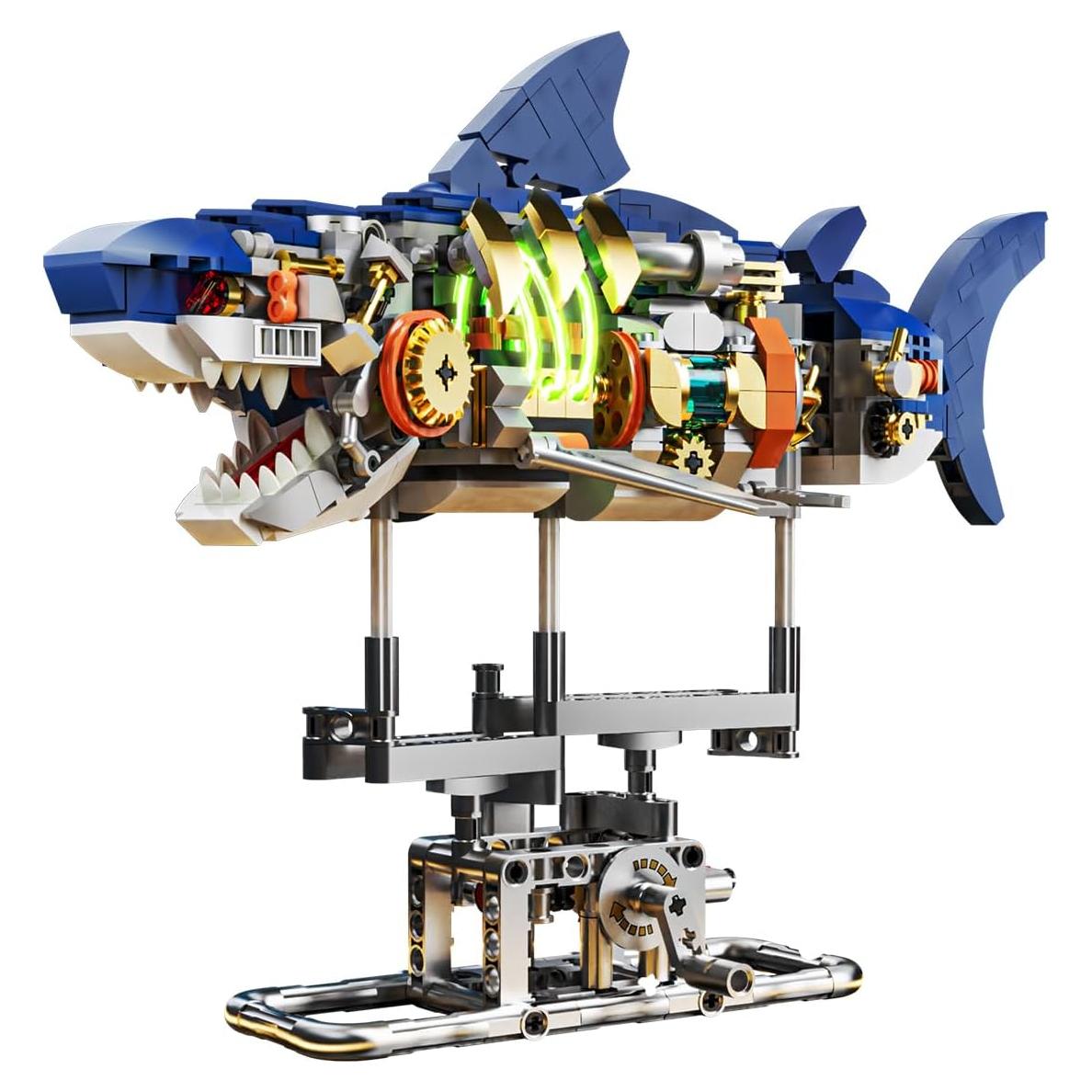 Juego de Construcción Tiburón Mecánico INSOON 687 Piezas