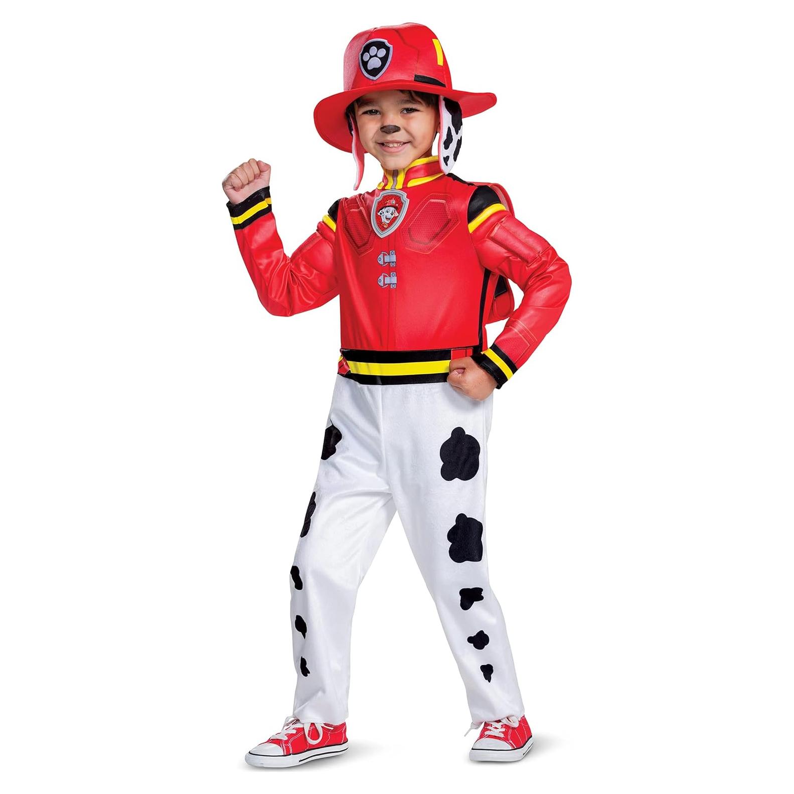 Disfraz Deluxe Marshall Paw Patrol Niños 2-6 Años