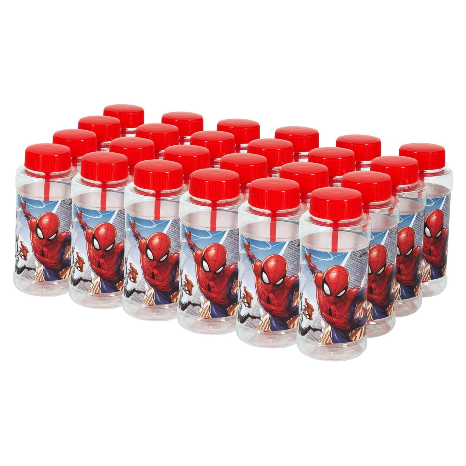 Juguete de Burbujas Spider-Man 24 Botellas 120 ml