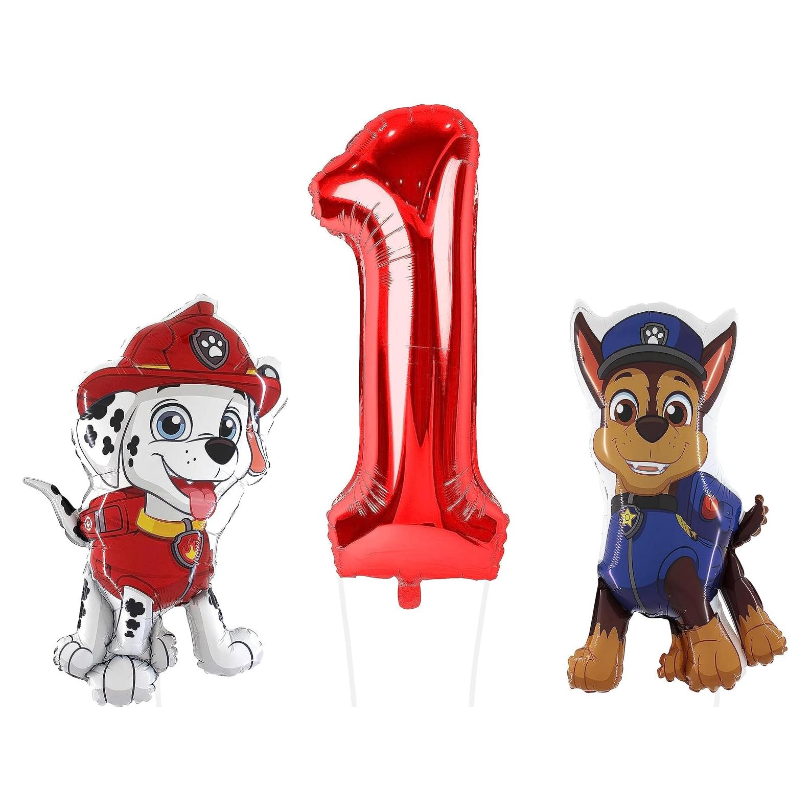 Paquete de globos Paw Patrol Toyland - Chase y Marshall