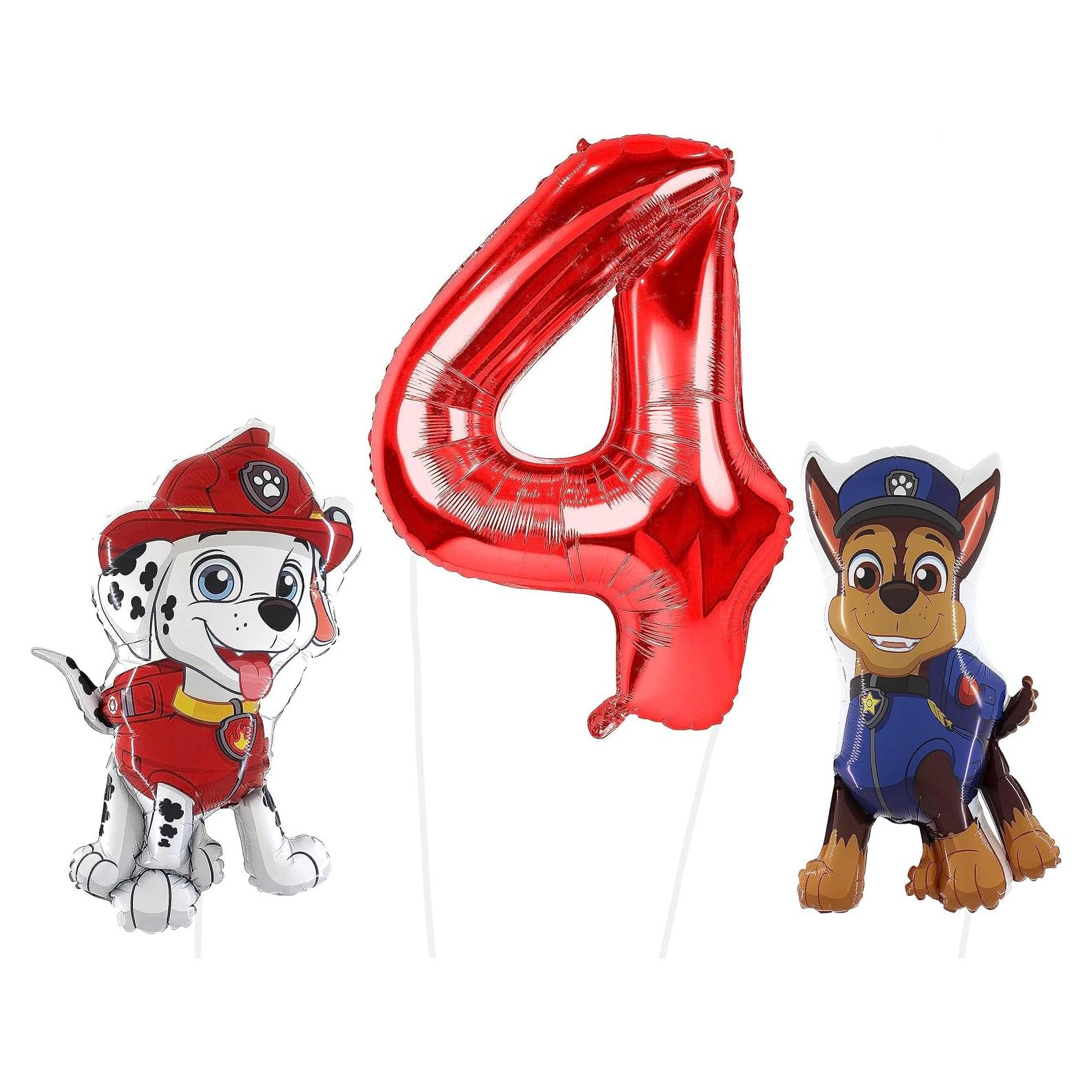 Paquete de globos Paw Patrol Toyland - Chase y Marshall 81 cm