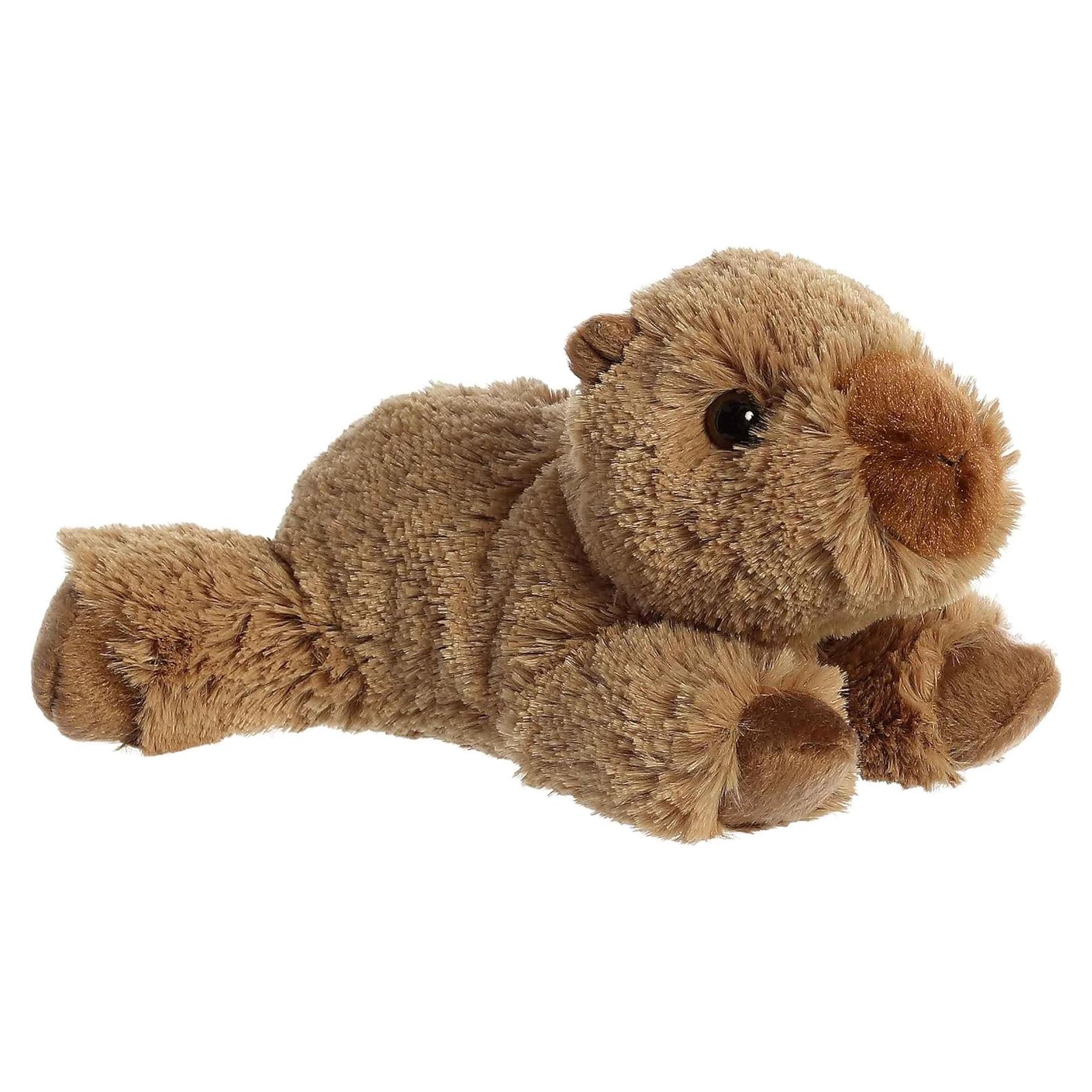 Peluche Aurora Mini Flopsie Charlie Capibara 10 cm Marrón