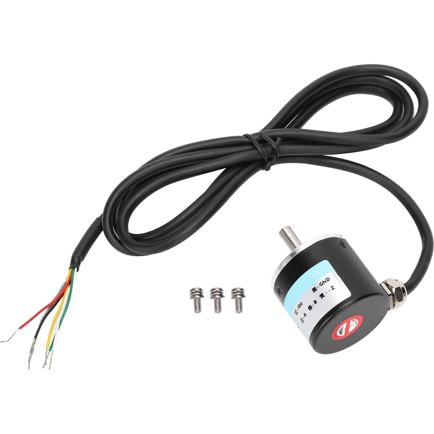 Codificador Rotativo Incremental Hilitand 1000Z 5-24V DC Eje Sólido