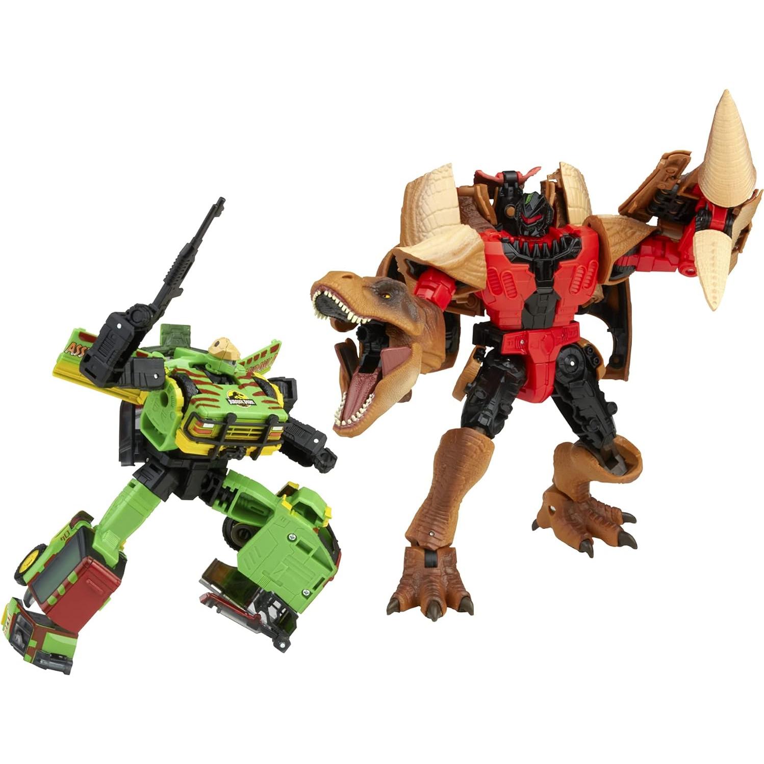 Transformers Jurassic Park Tyrannocon Rex y Autobot JP93