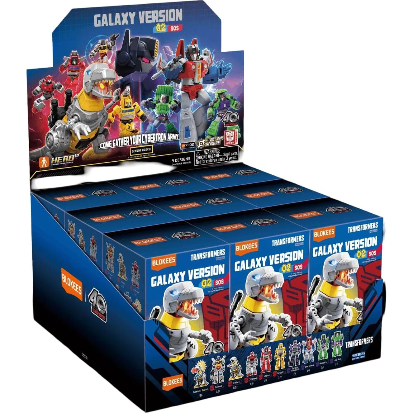 Figuras Transformers Blokees Galaxia 02 SOS 22.86 cm