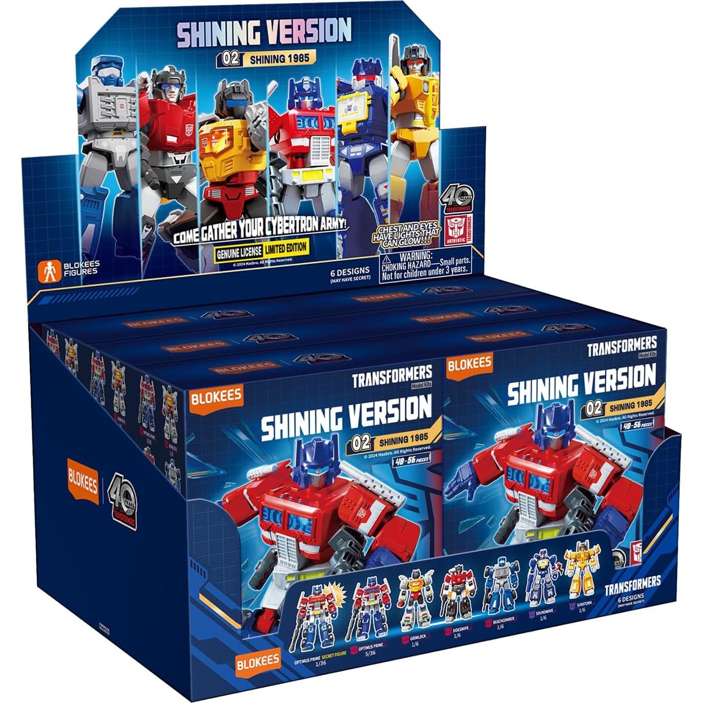 Figuras Transformers Brillantes 1985 Hasbro - 6 Personajes