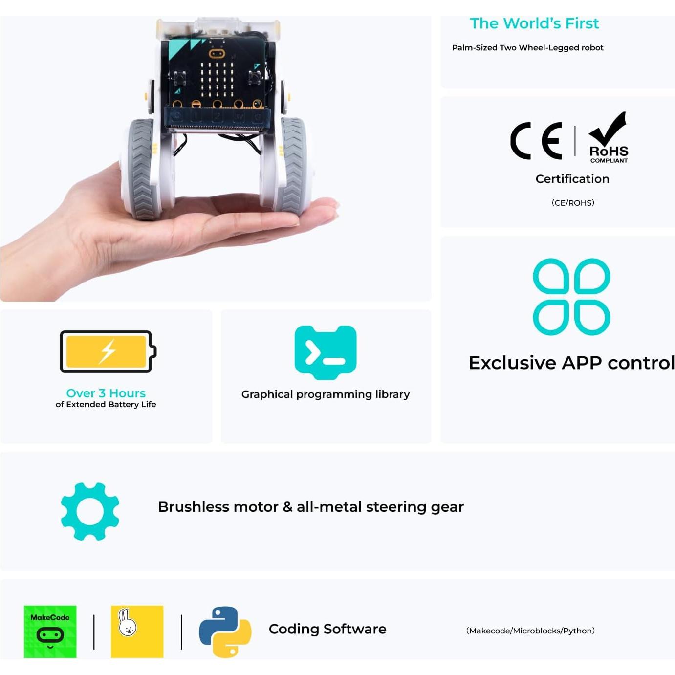 Kit Robot de Programación ELECFREAKS Micro:bit XGO Rider