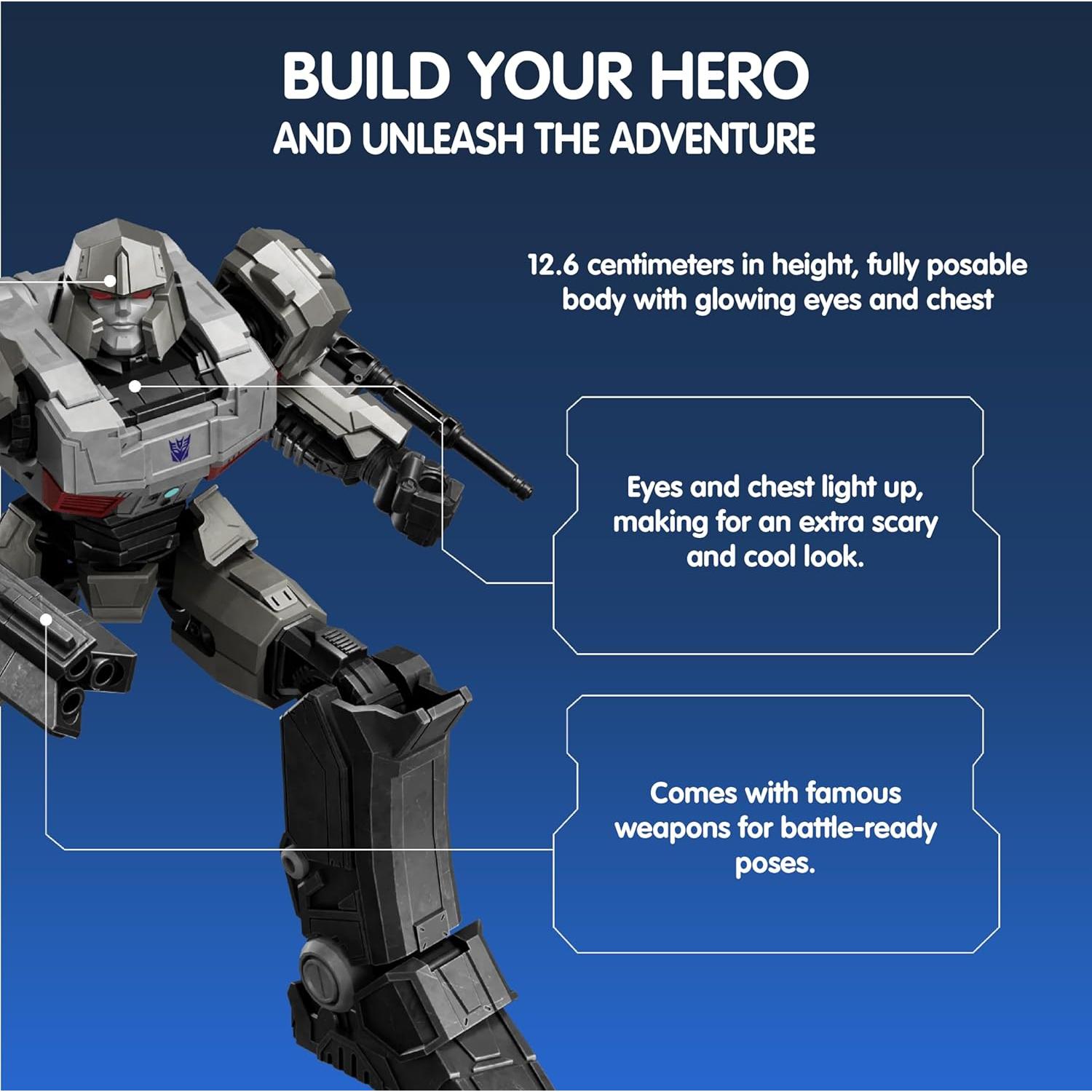 Figura Megatron Transformers Clase Clásica 12 años+