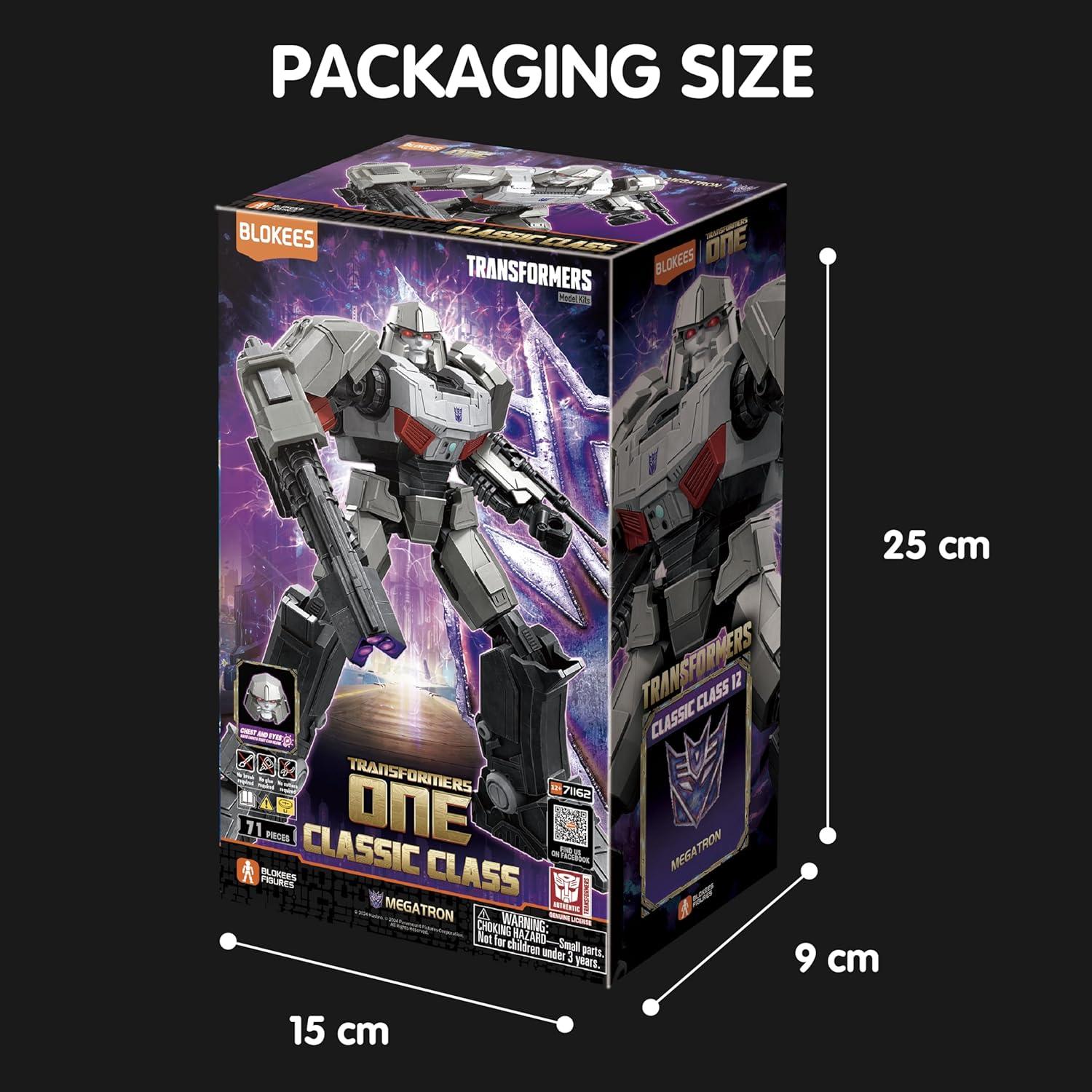 Figura Megatron Transformers Clase Clásica 12 años+