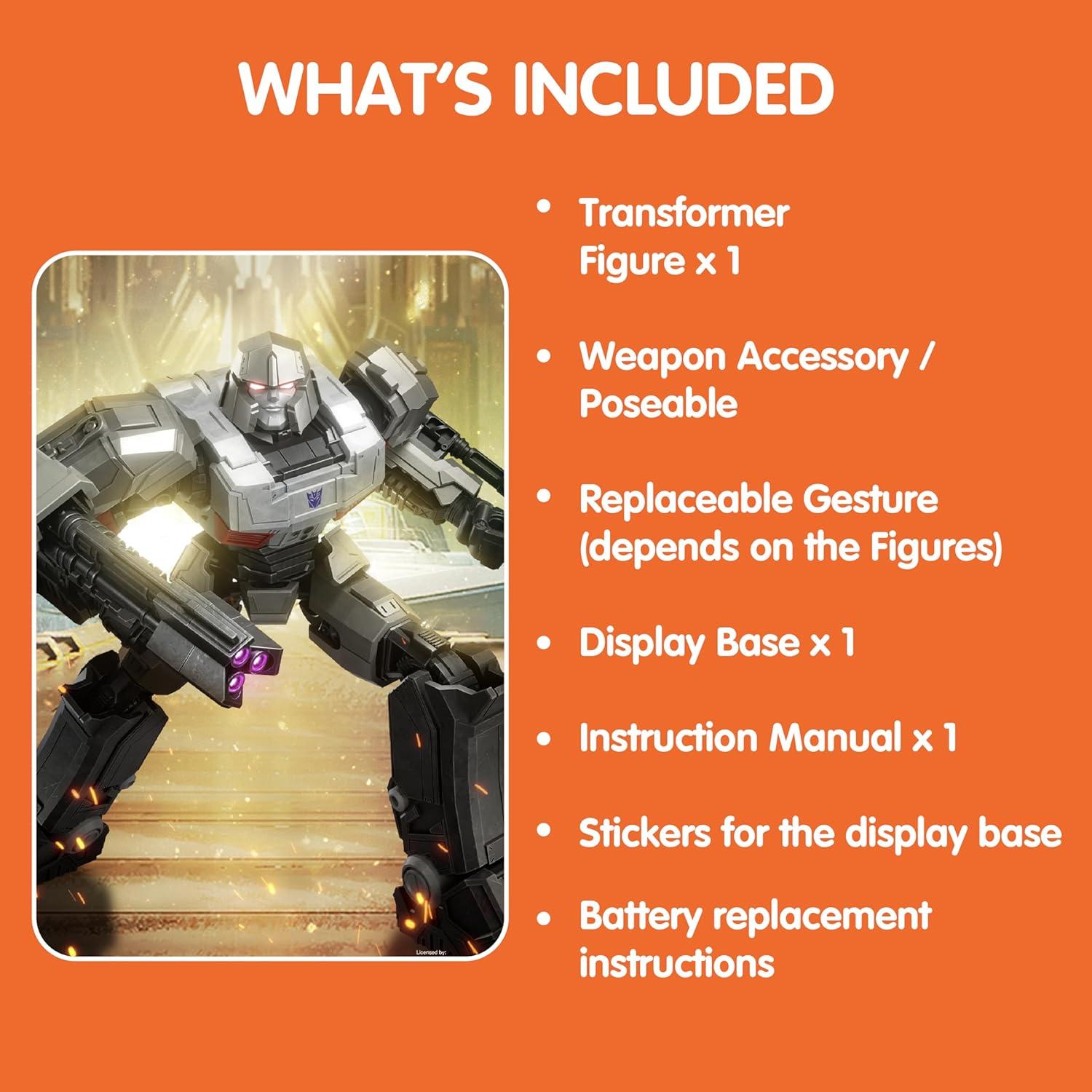 Figura Megatron Transformers Clase Clásica 12 años+