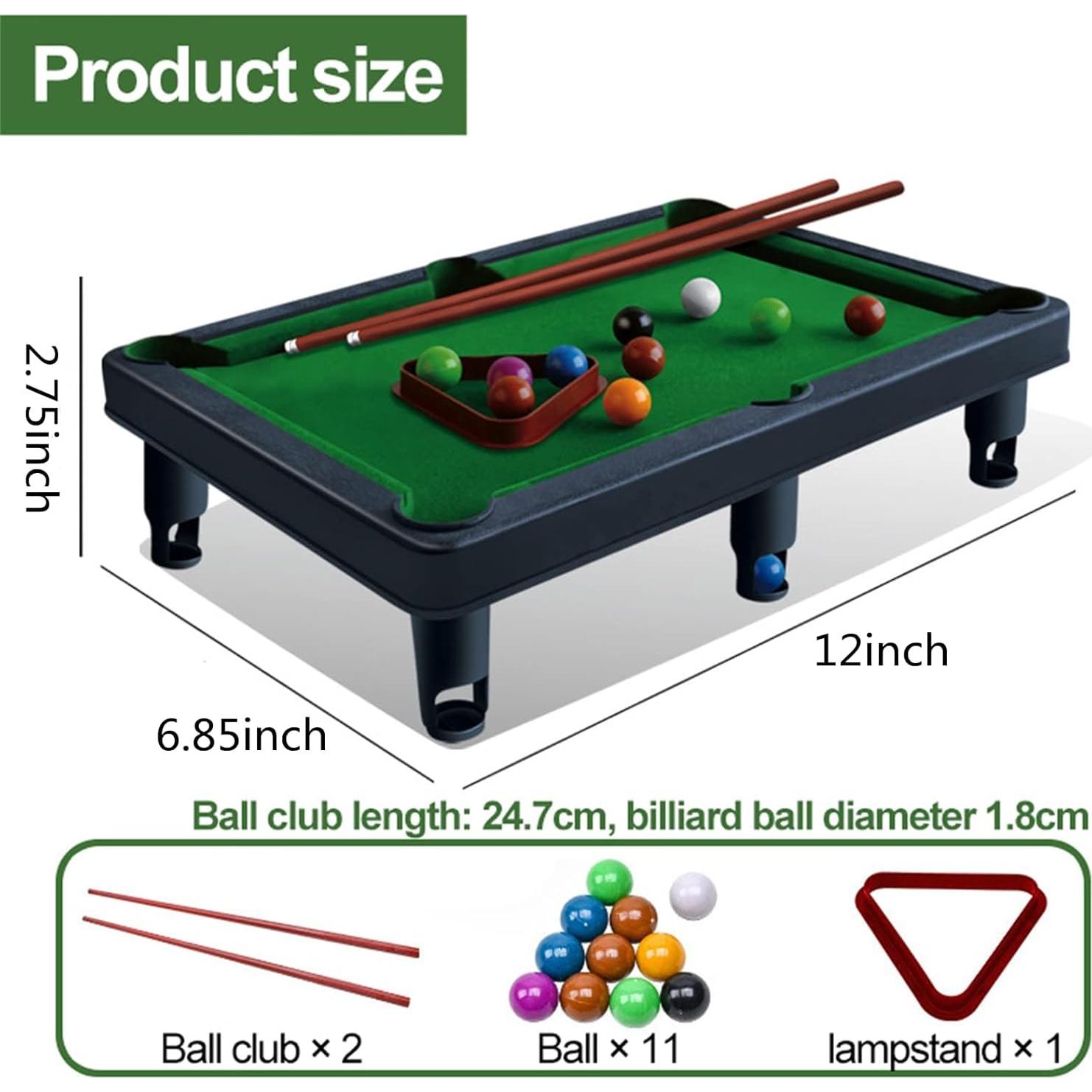 Mesa de Billar Mini FUOOO MINITQ-1 para Gatos y Familias