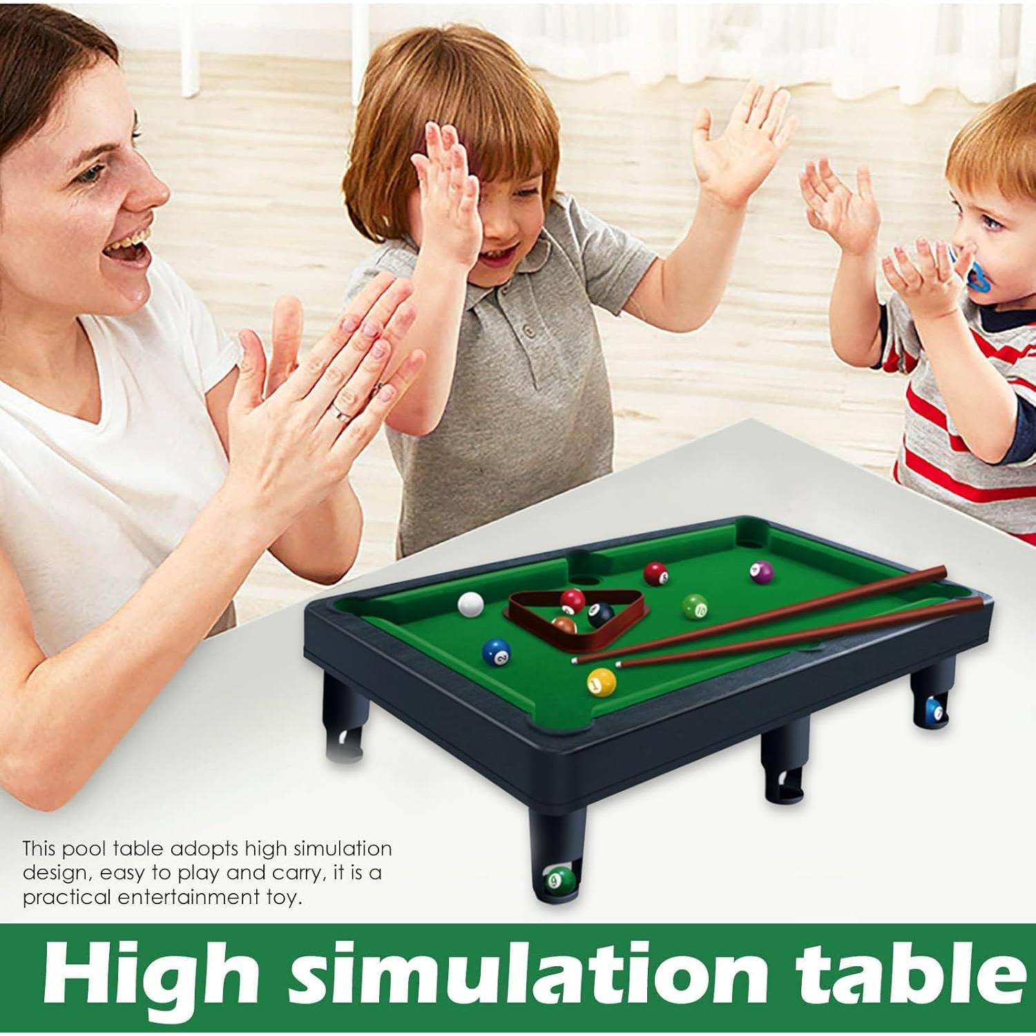 Mesa de Billar Mini FUOOO MINITQ-1 para Gatos y Familias