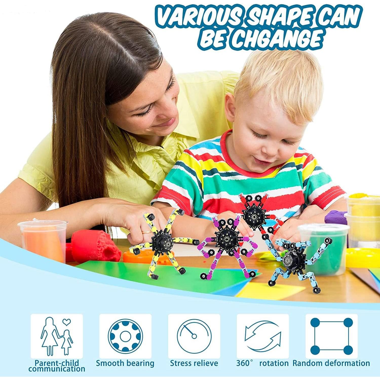 30 Juguetes Antiestrés Deformables Sengtin Multicolor