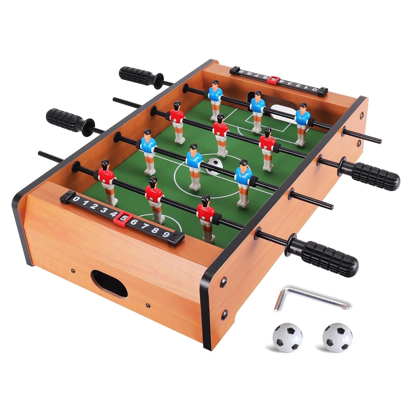 Mesa de Futbolín Mini WIN.MAX 52x31 cm para Niños y Adultos