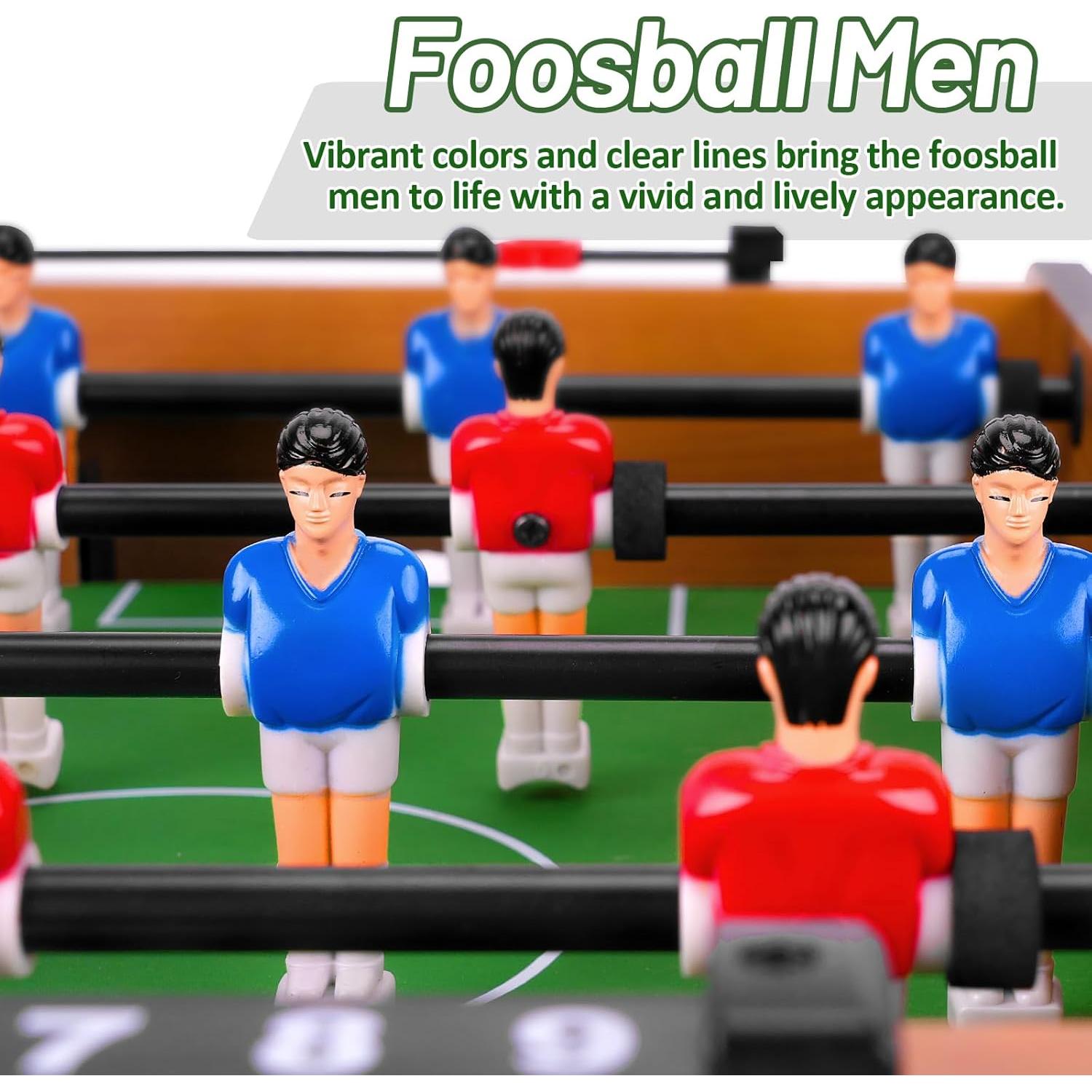 Mesa de Futbolín Mini WIN.MAX 52x31 cm para Niños y Adultos