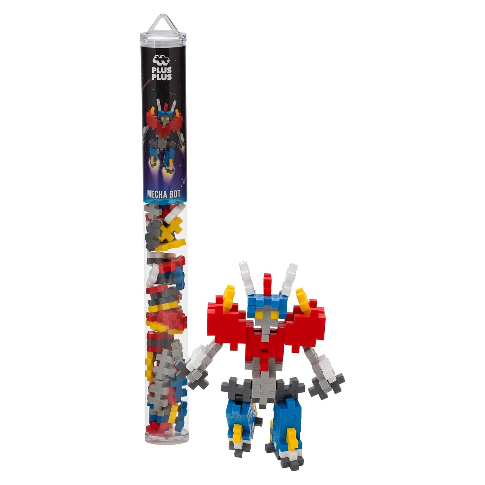 Kit de Construcción Plus Plus Tubo Mini Creador Robot Mecha 70 Piezas