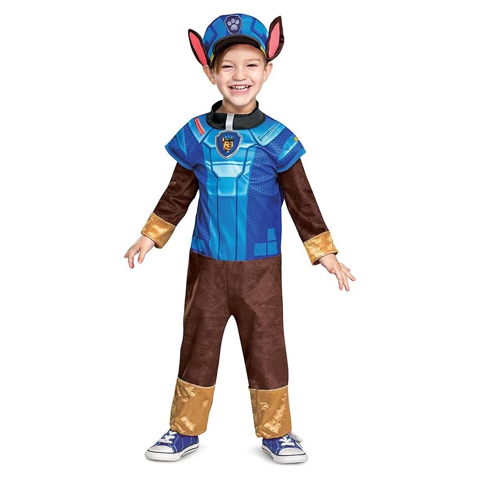 Disfraz de Chase Paw Patrol para Niños con Sombrero y Mono