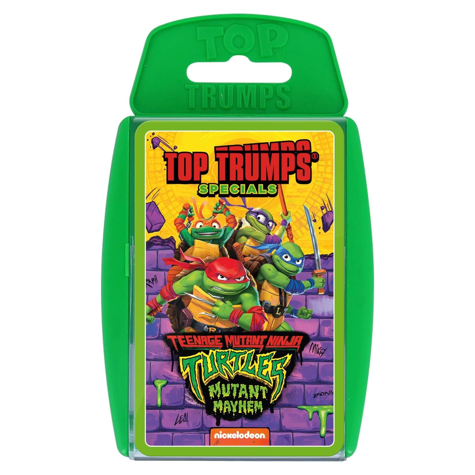 Juego de Cartas Top Trumps Tortugas Ninja - 2+ Jugadores - 6+ Años