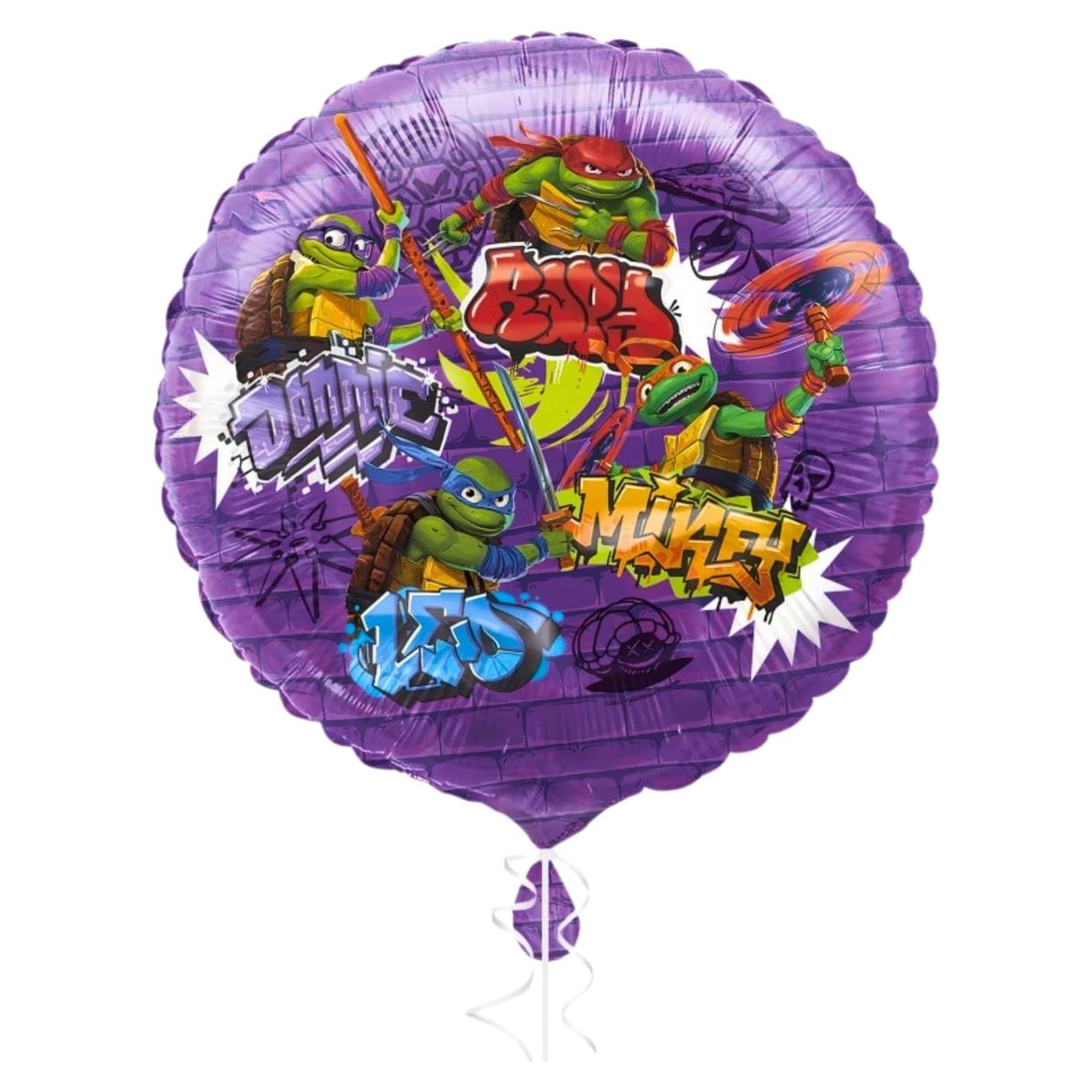 Globo de Foil Redondo TMNT Mutant Mayhem Multicolor 45.72 cm