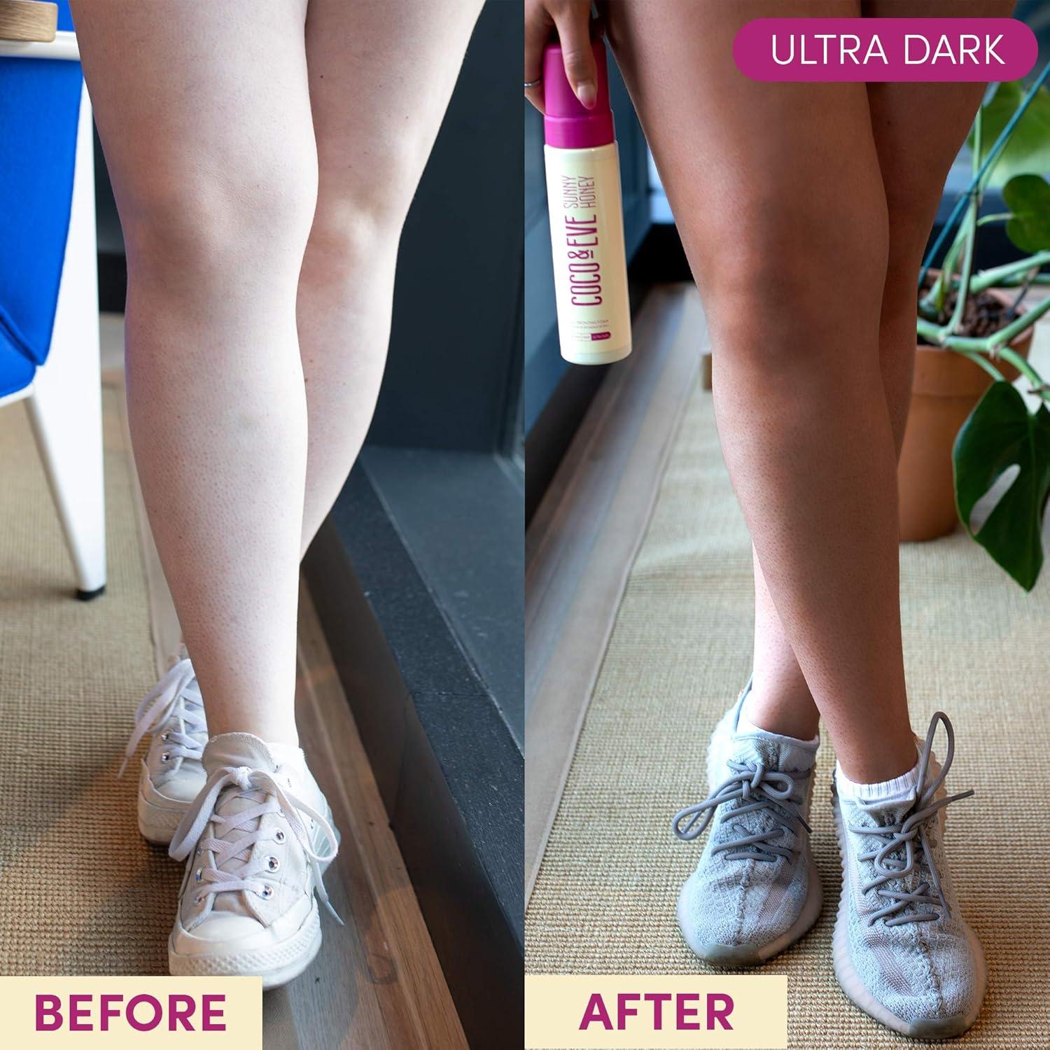 Mousse bronceadora Coco & Eve Sunny Honey Oscuro 450g