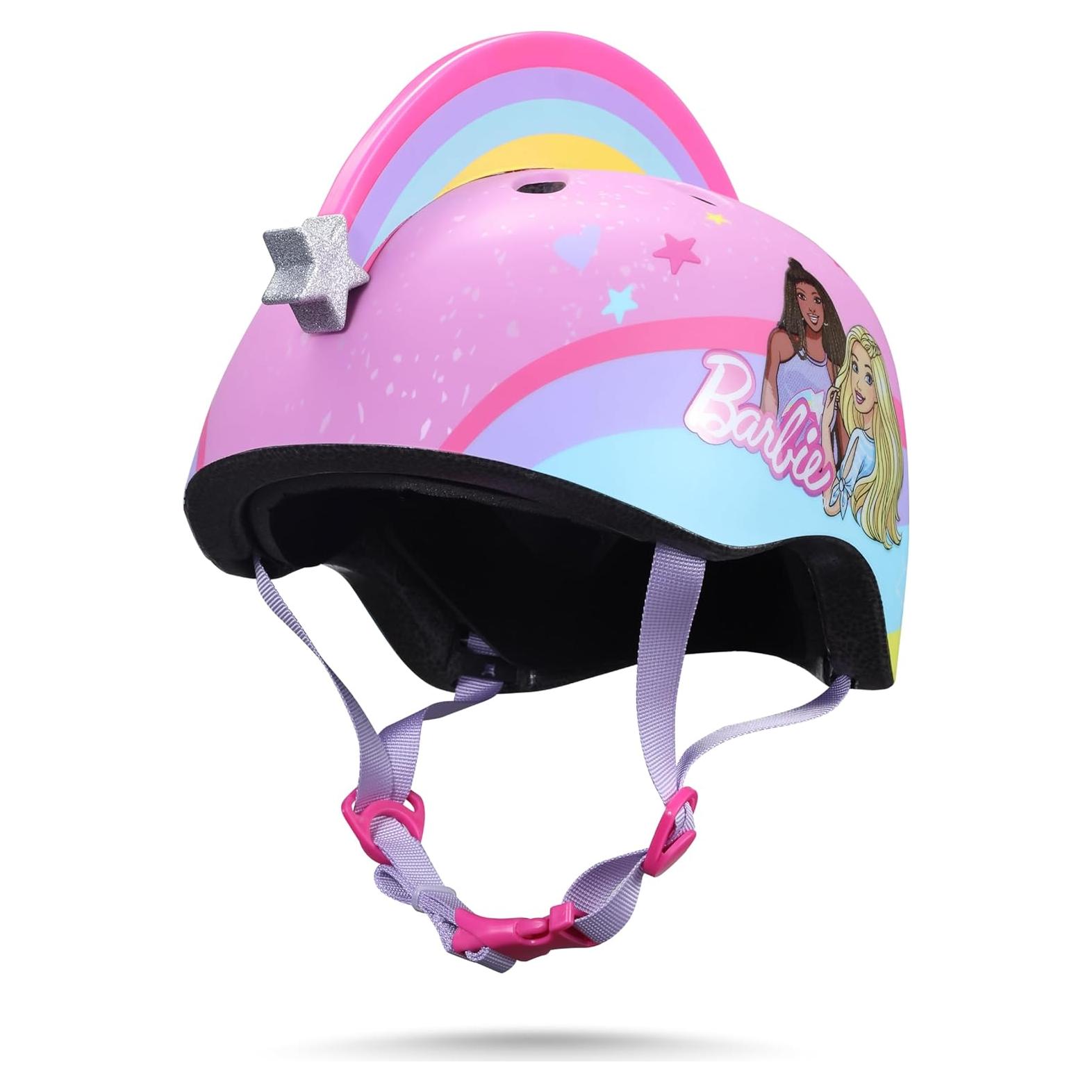 Casco de Bicicleta Barbie para Niños 5+ Ajustable Seguridad