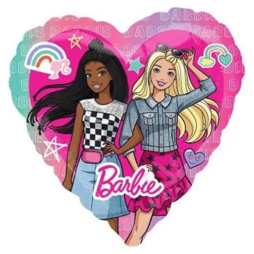 Globo de Foil Grande Anagram Barbie Corazón 71 cm Multicolor