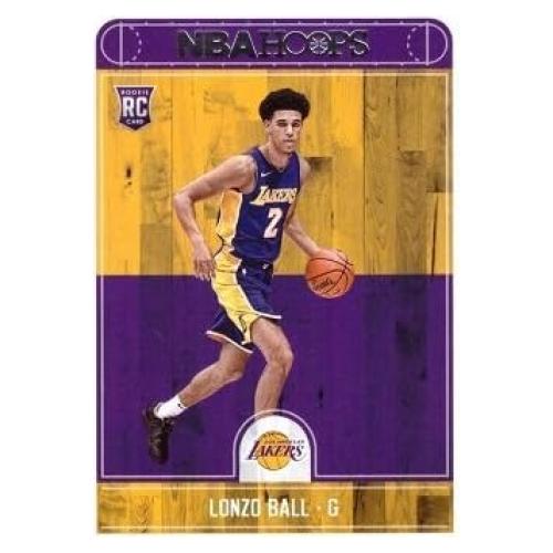 Tarjeta de Novato Lonzo Ball #252 Panini NBA Hoops 2017