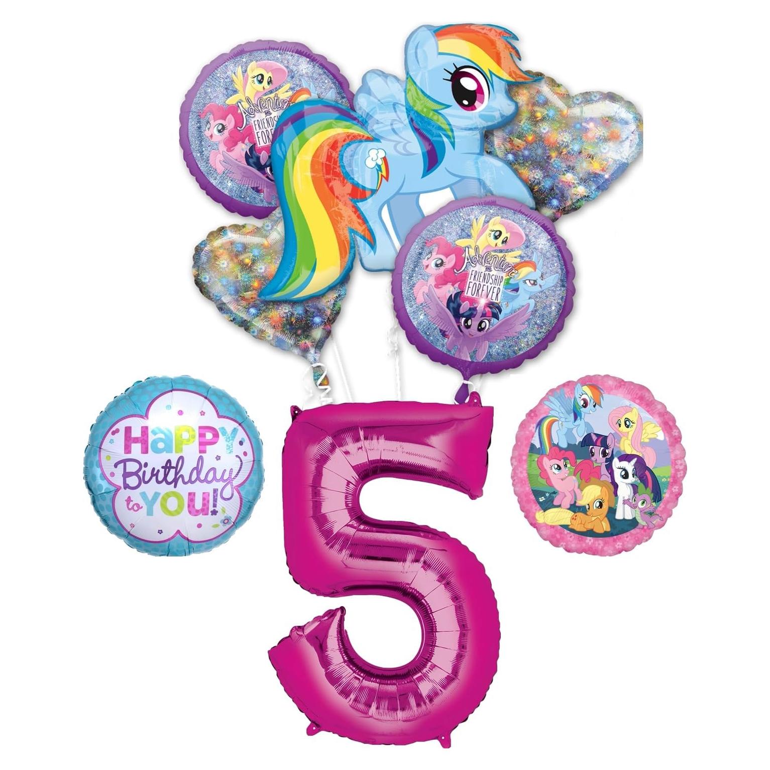 Ramo de Globos My Little Pony 5to Cumpleaños Anagram