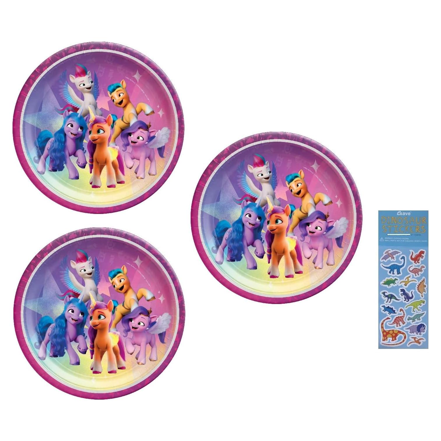 Suministros Fiesta My Little Pony Único 24 Platos Papel 17.8cm