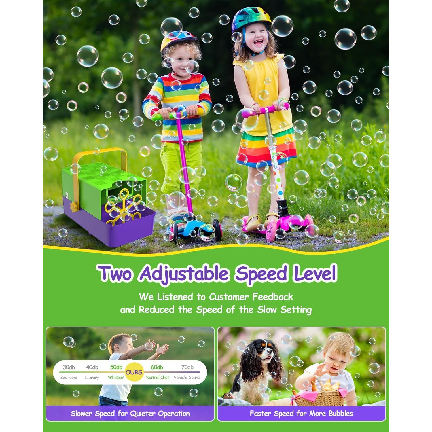 Máquina de Burbujas WOOYE 3 en 1 para Niños - 300ml